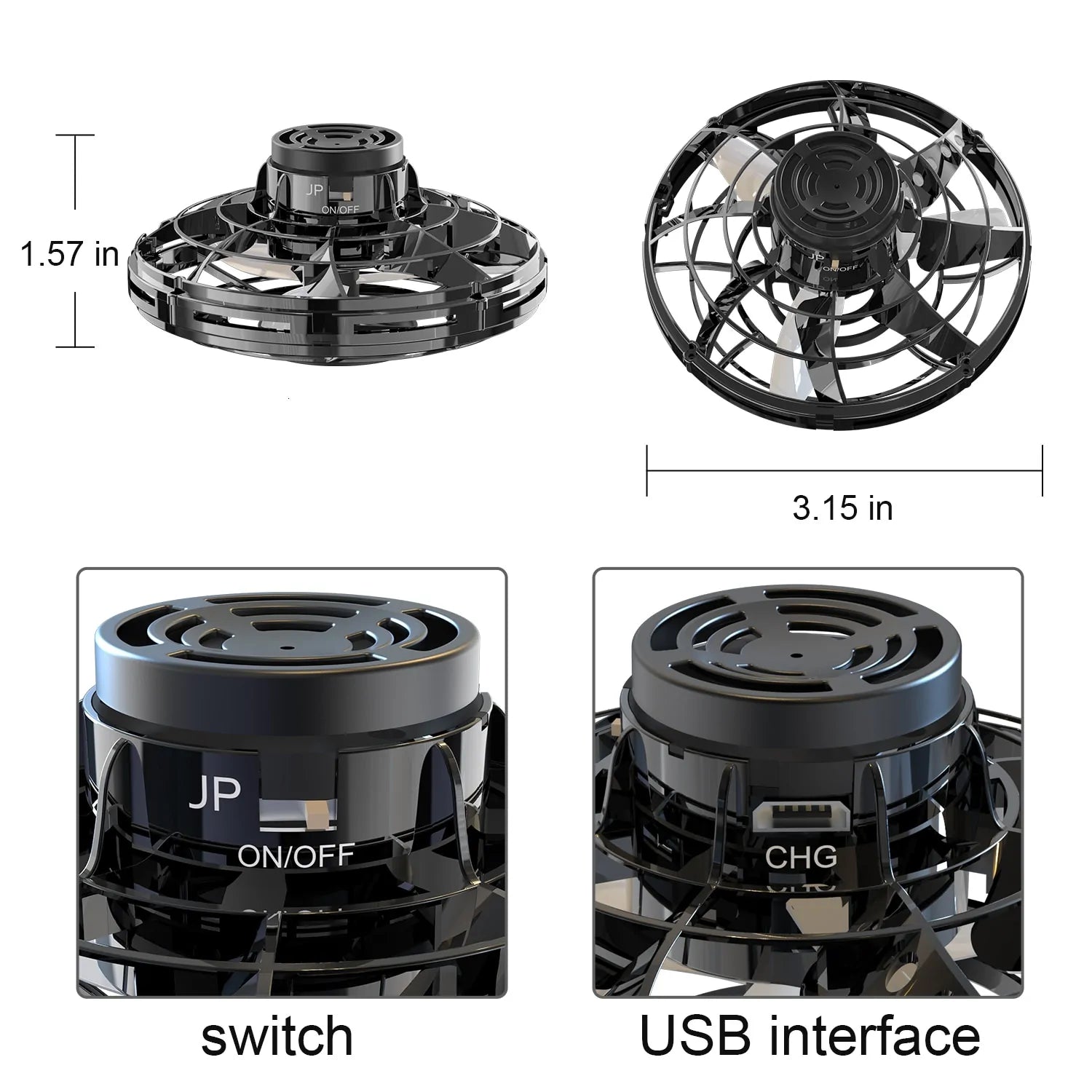 Flynova Free-Route Flying Spinner: The Ultimate Flying Toy Gift! Anti Spier