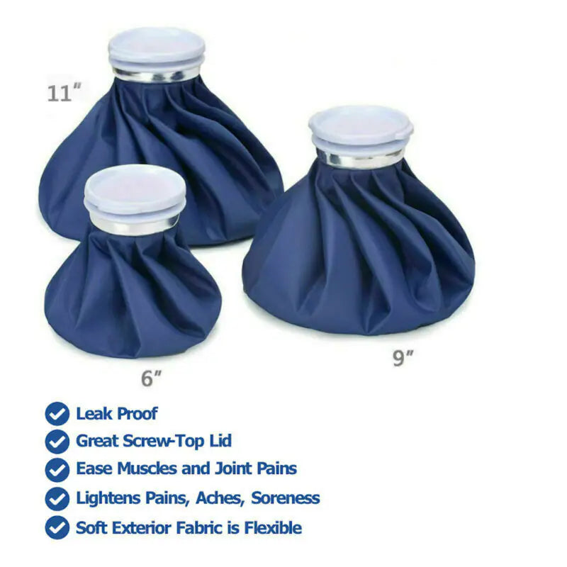 3PCS Ice Bags Packs Knee Neck Reusable Cold Relief Pain Headache Sport Injury Anti Spier