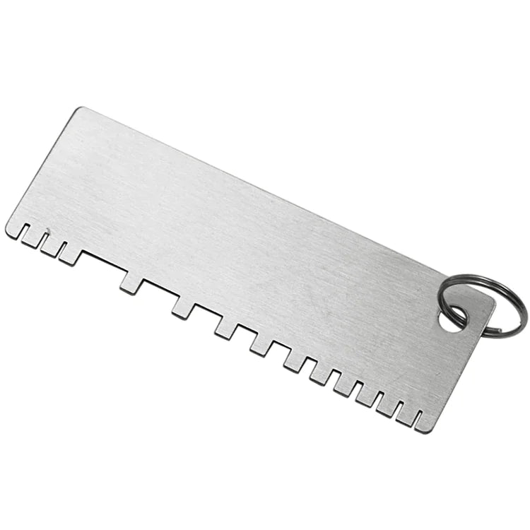 2PCS Thickness Gage Sheet Metal Gauge Measuring Tool Wire Gauge Stainless Steel Anti Spier
