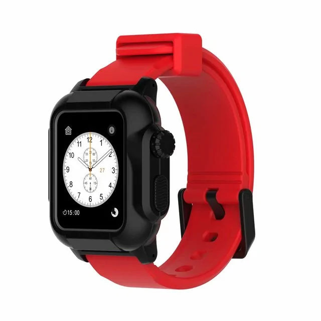 Waterproof Case And Strap Watch Anti Spier