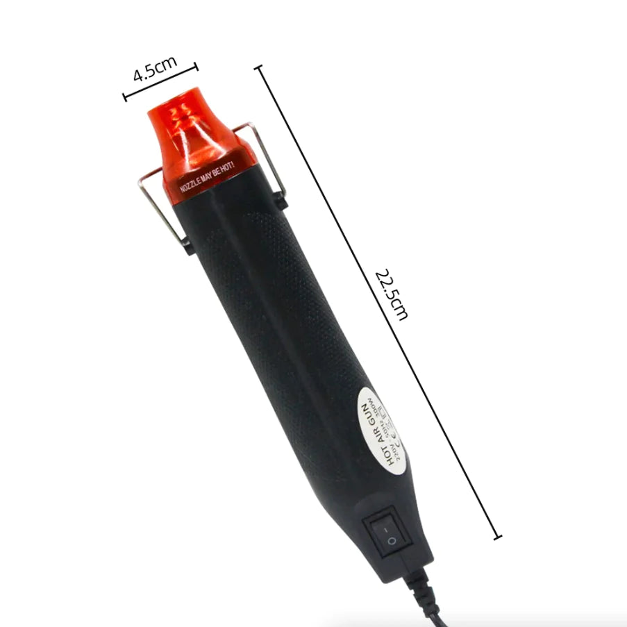 Mini Heat Gun DIY Electric Nozzles Tool Hot Air Gun Embossing Drying Paint USA Anti Spier