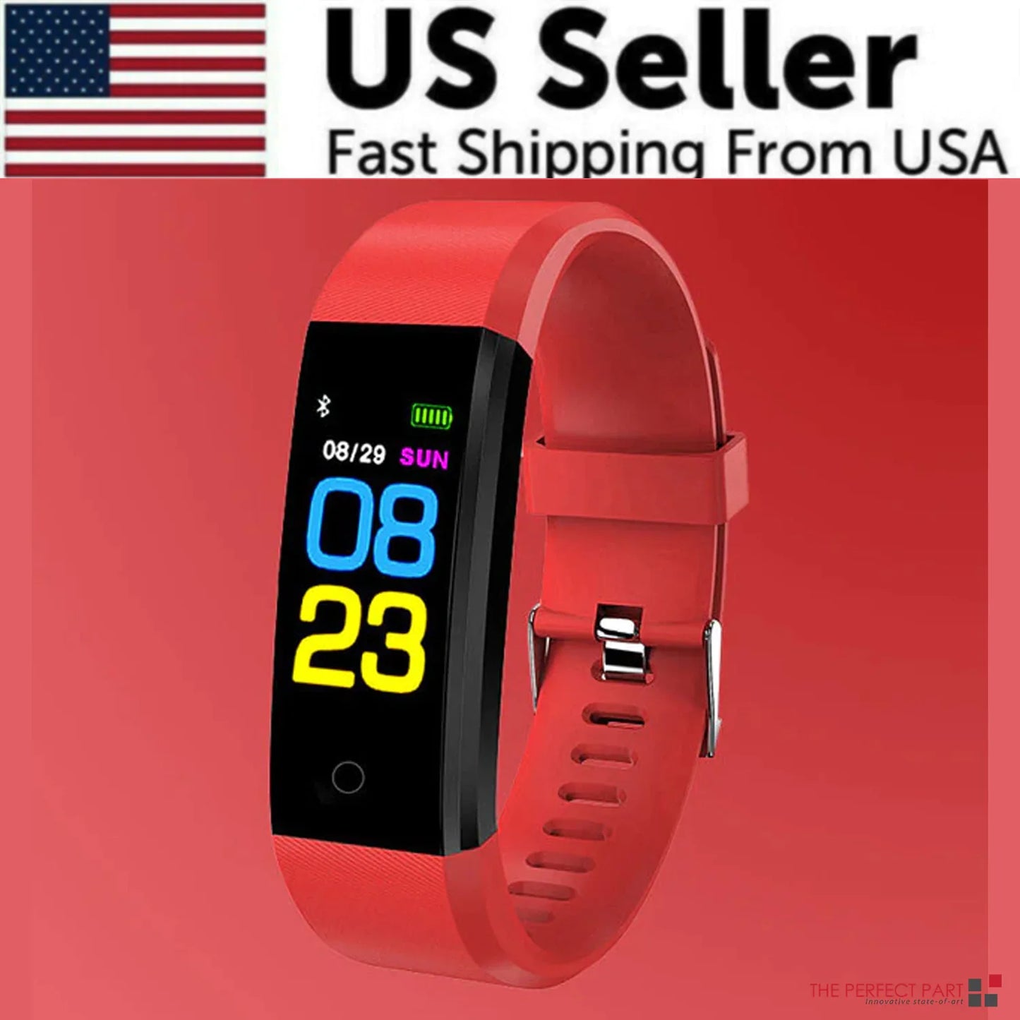 Fitness Smart Watch Activity Tracker Heart Rate For Women Men Oxygen BP Monitor - Anti Spier 