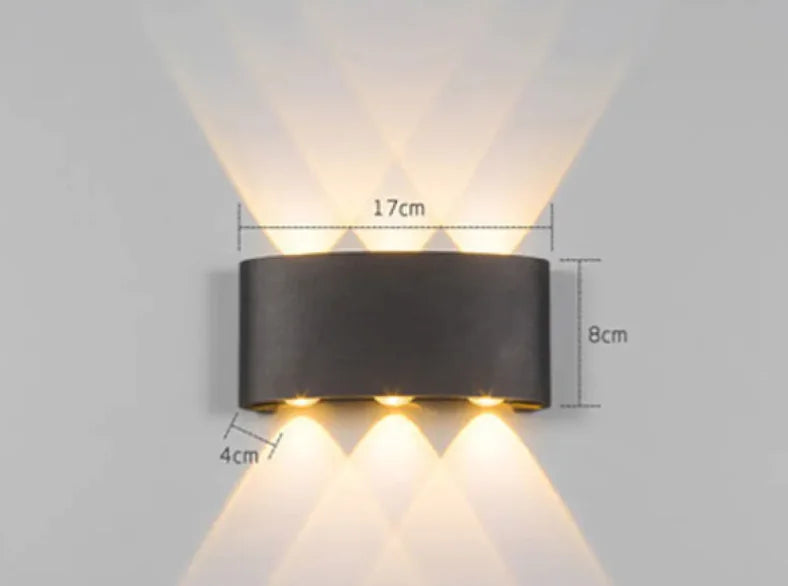 Waterproof LED Wall Lamp for Indoor & Outdoor Anti Spier