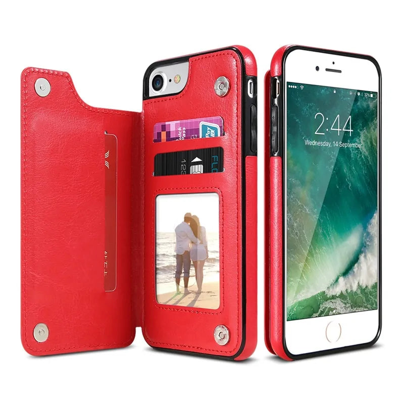 Retro Leather Case Anti Spier