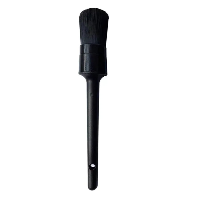 5PC Car Detailing Brush Kit Boar Hair Vehicle Auto Interior For Wheel Clean Sets Anti Spier