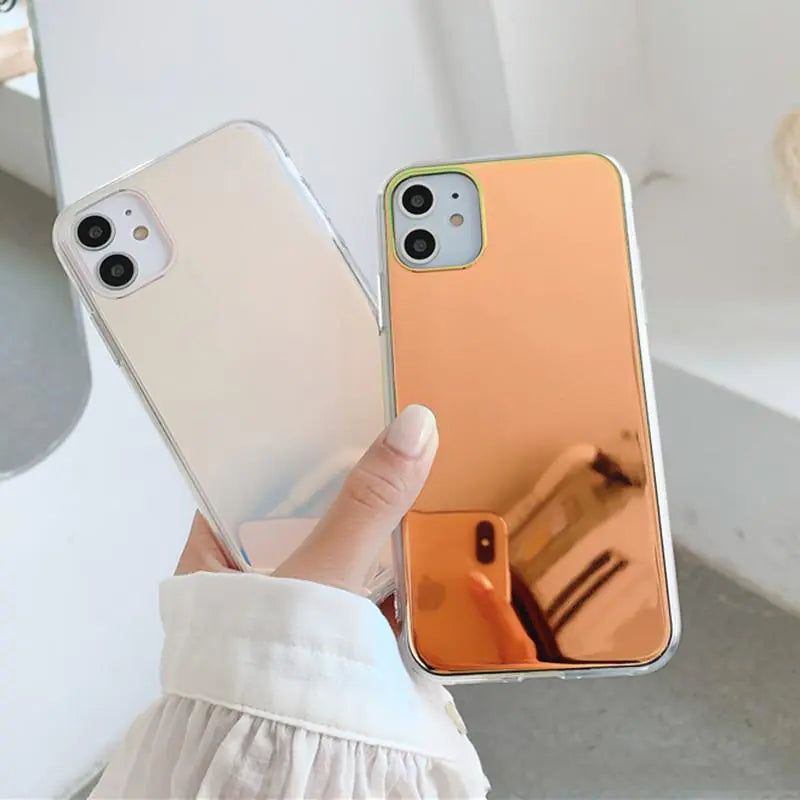 Luxury Mirror Phone Case Anti Spier