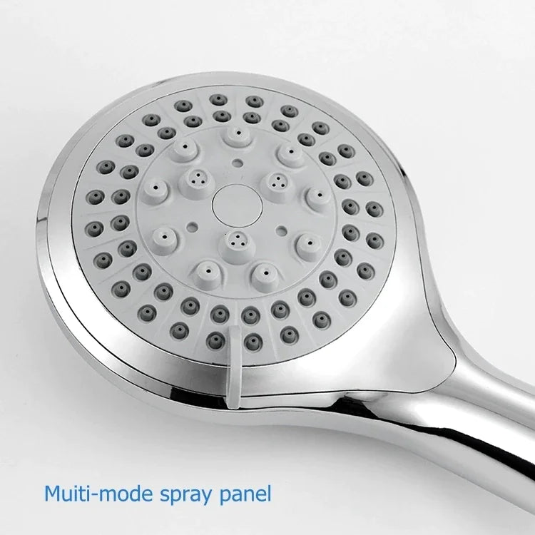 High Pressure Shower Head 5 Settings Handheld Shower Heads Spray With 5 FT Hose Anti Spier