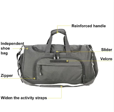 High Capacity Dry And Wet Separation Bag Anti Spier