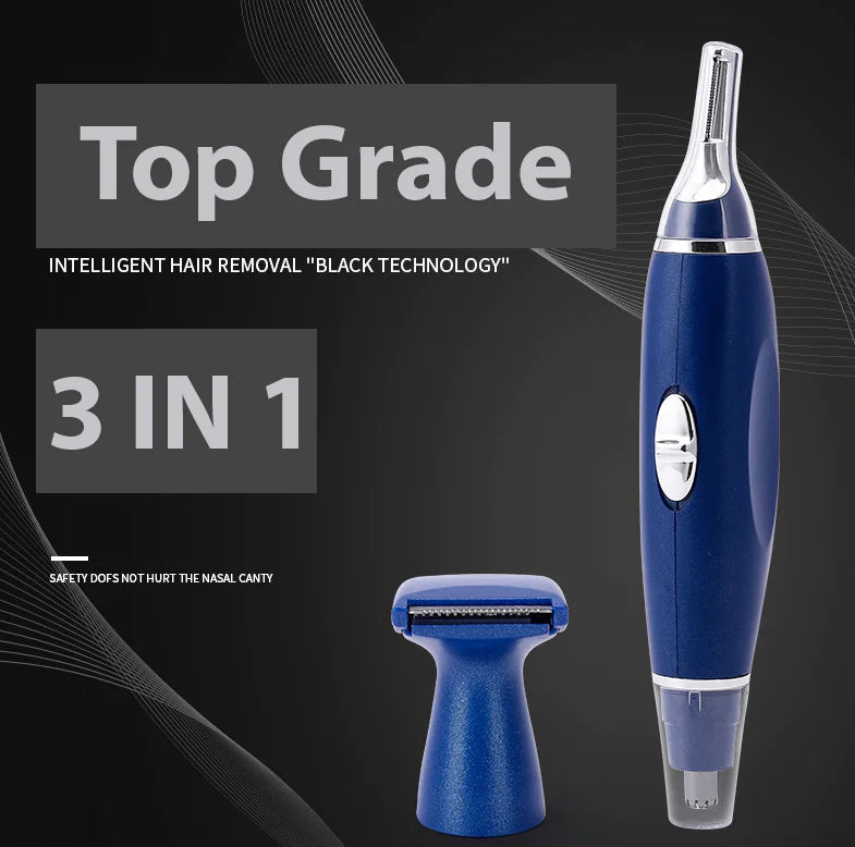 Electric Ear Beard Nose Hair Trimmer Eyebrow Mustache Remover Shaver Clipper New Anti Spier