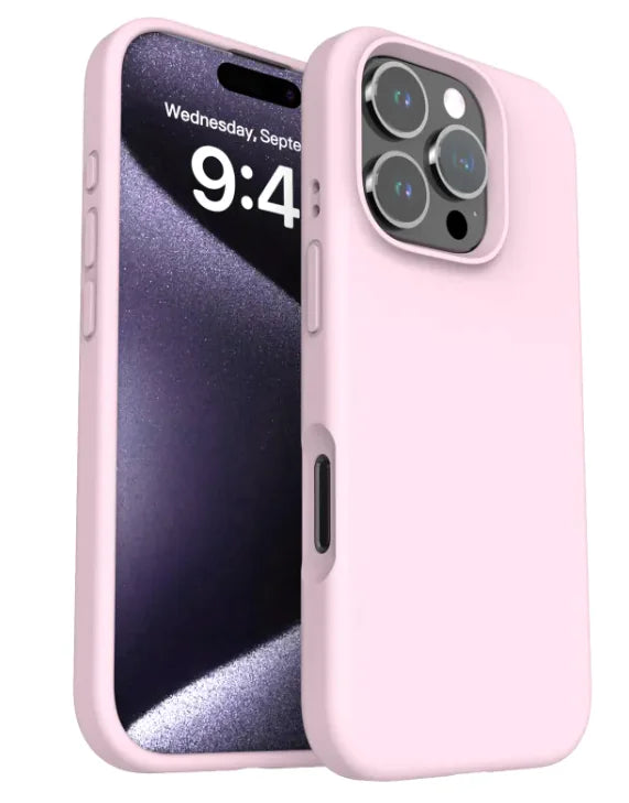 Solid Color Drop-resistant Phone Case Liquid Silicone Phone Case Anti Spier
