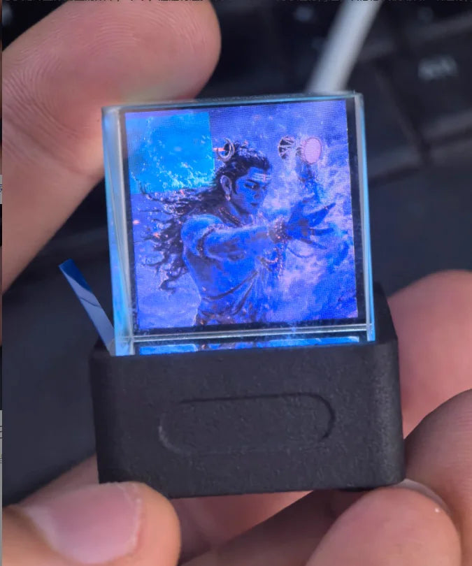 Mini Transparent WiFi Weather Clock Anti Spier