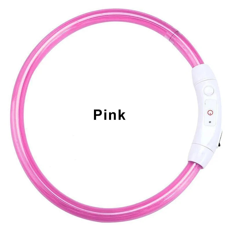 LED Collar Night Safety For Pets Anti Spier