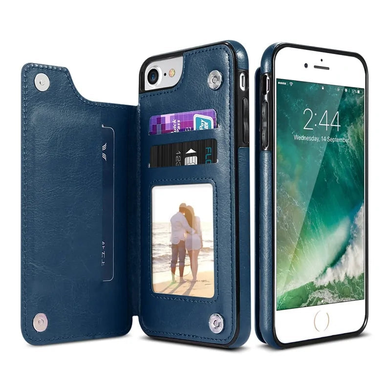 Retro Leather Case Anti Spier