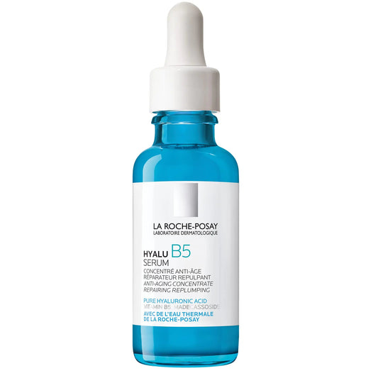 La Roche-Posay Hyalu B5 Pure Hyaluronic Acid Serum for Face, with Vitamin B5, Anti-Aging Serum for Fine Lines and Wrinkles, Hydrating Serum to Plump and Repair Dry Skin, Safe on Sensitive Skin 1 Fl Oz (Pack of 1) Anti Spier