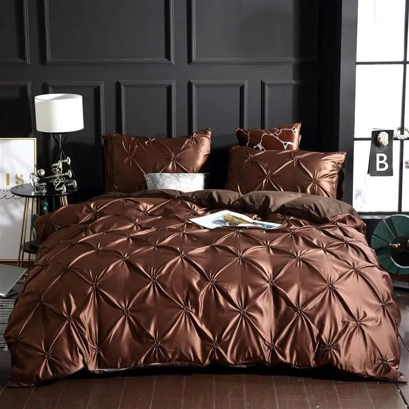 Luxury Silk Bedding Set Anti Spier