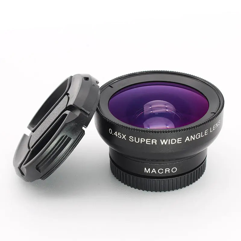 Smartphone 0.45X Super Wide Angle Lens with Macro Attachment Anti Spier