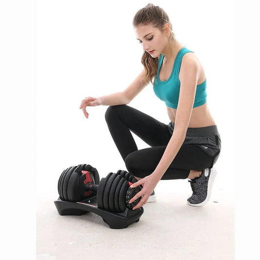 Adjustable Dumbbell Set Anti Spier