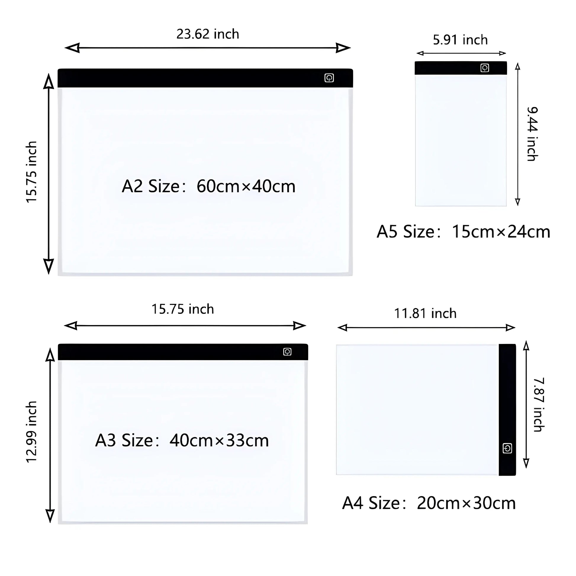 Dimmable LED Drawing Pad: Creative Kids' Gift Anti Spier