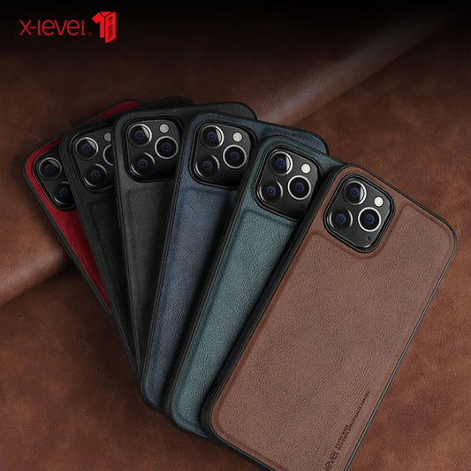 Leather iPhone Case Anti Spier
