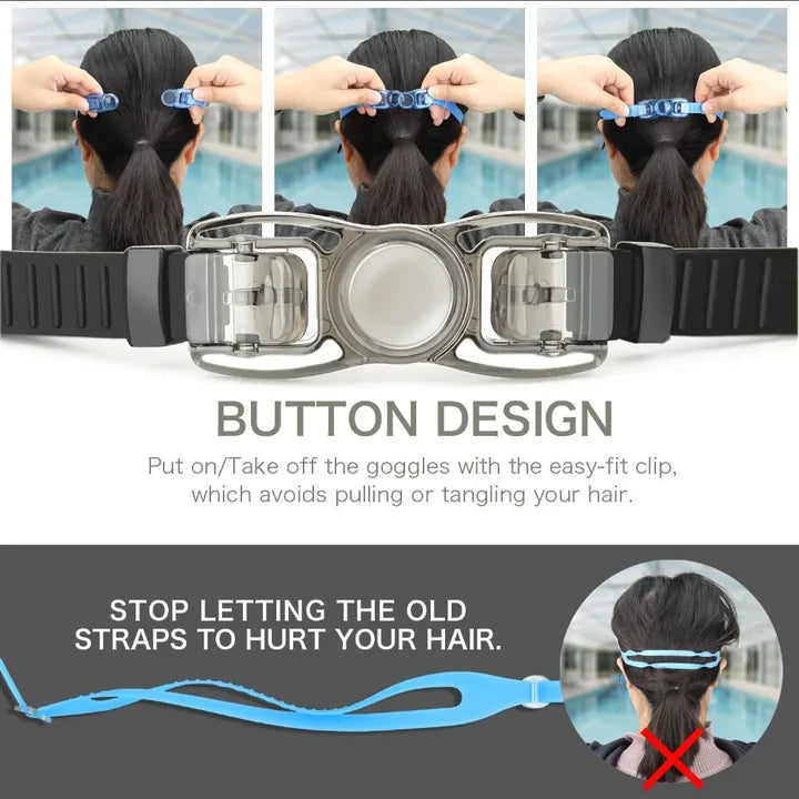 HD Anti - Fog Swim Goggles Anti Spier