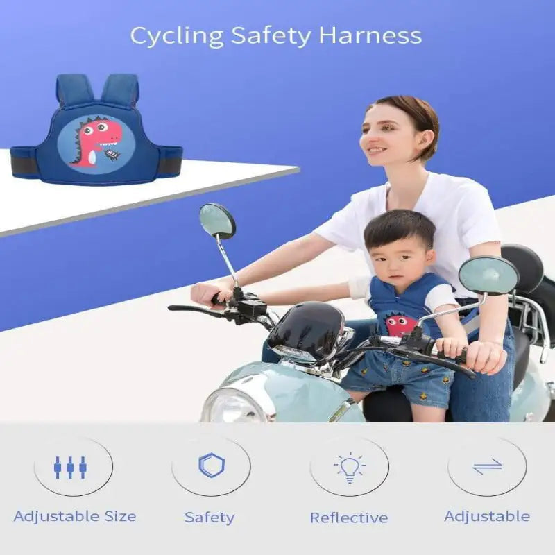 Motorcycle Safety Belt For Kids Anti Spier