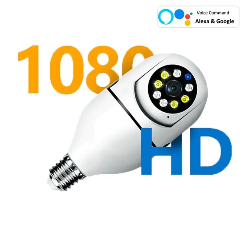 Smart 5G Surveillance Bulb: Full-Color Night Vision Anti Spier