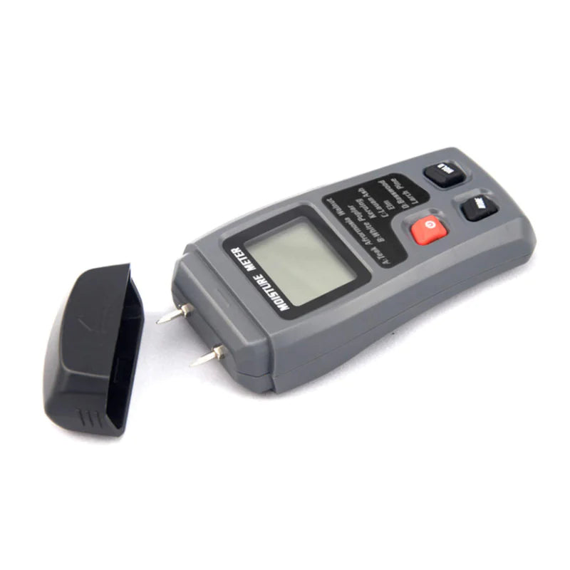 Digital LCD Wood Moisture Meter Detector Tester Wood Firewood Paper Cardboard Anti Spier