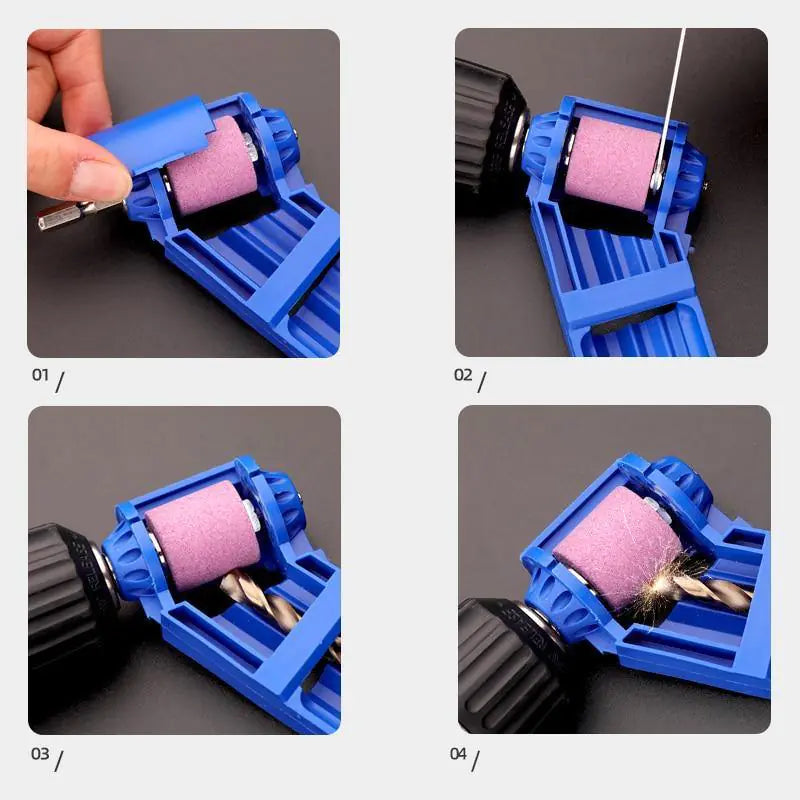 New Grinding Wheel Drill Bit Sharpener Anti Spier