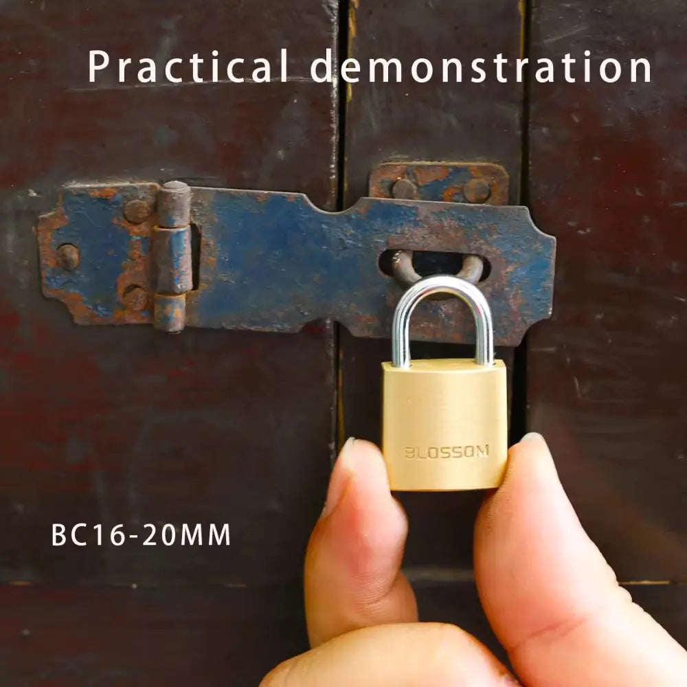 Brass Keyed Safety Padlock Anti Spier