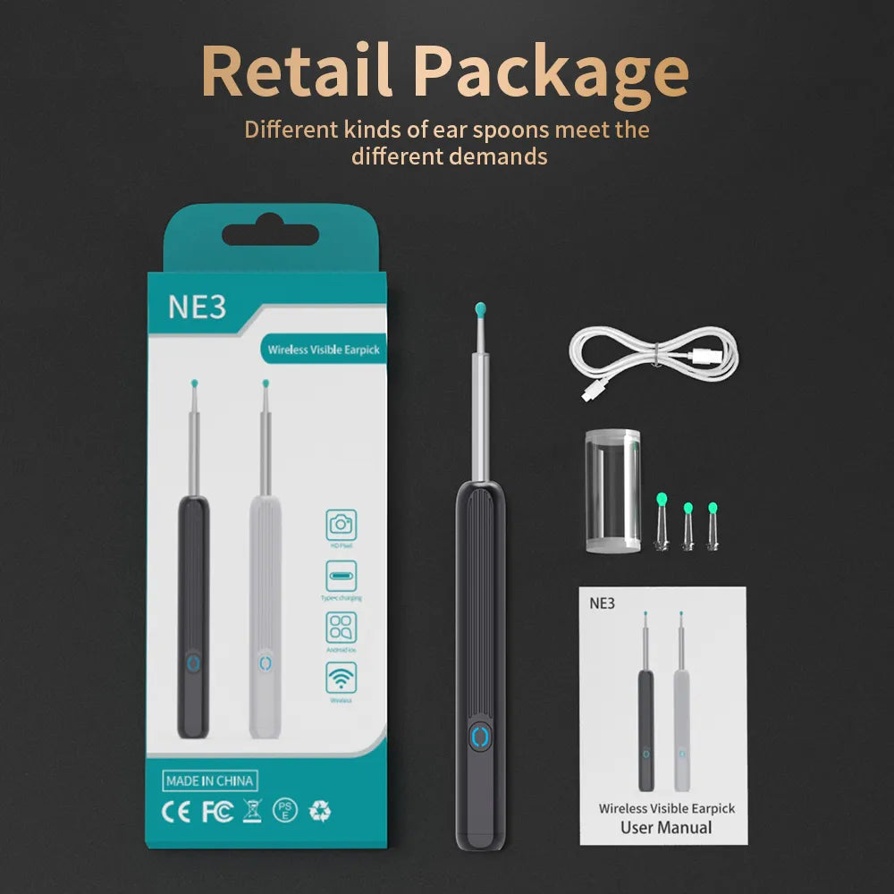 Ear Wax Removal Tool With Camera Anti Spier