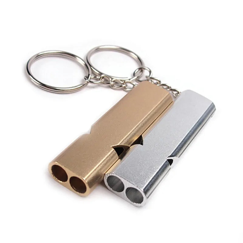 Dual-tube Survival Whistle Anti Spier