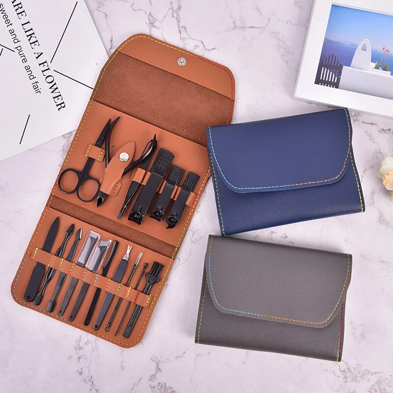 Nail Cutter Professional Stainless Kit Anti Spier