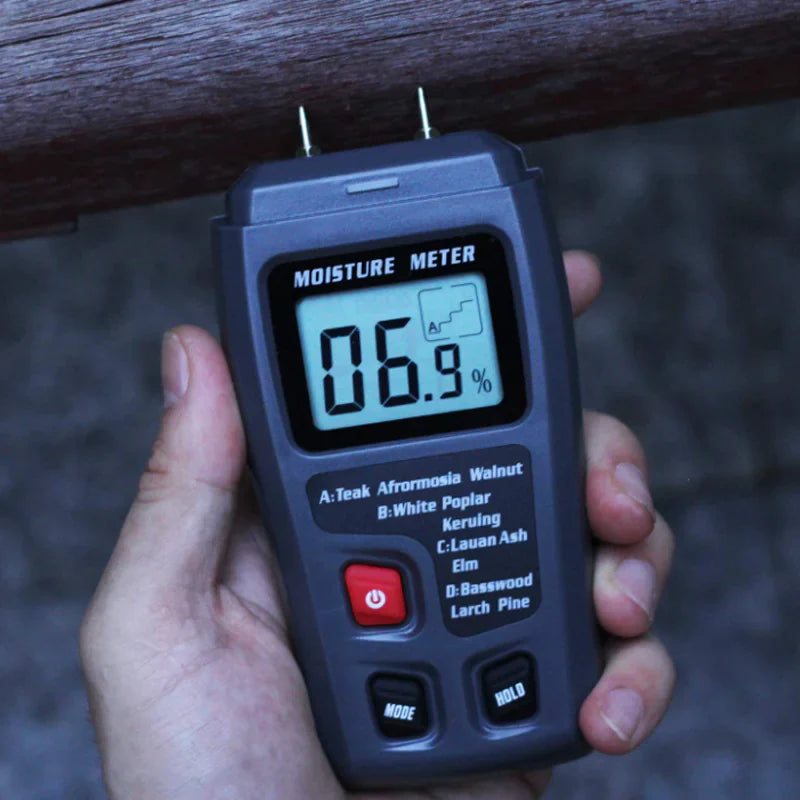 Digital LCD Wood Moisture Meter Detector Tester Wood Firewood Paper Cardboard Anti Spier