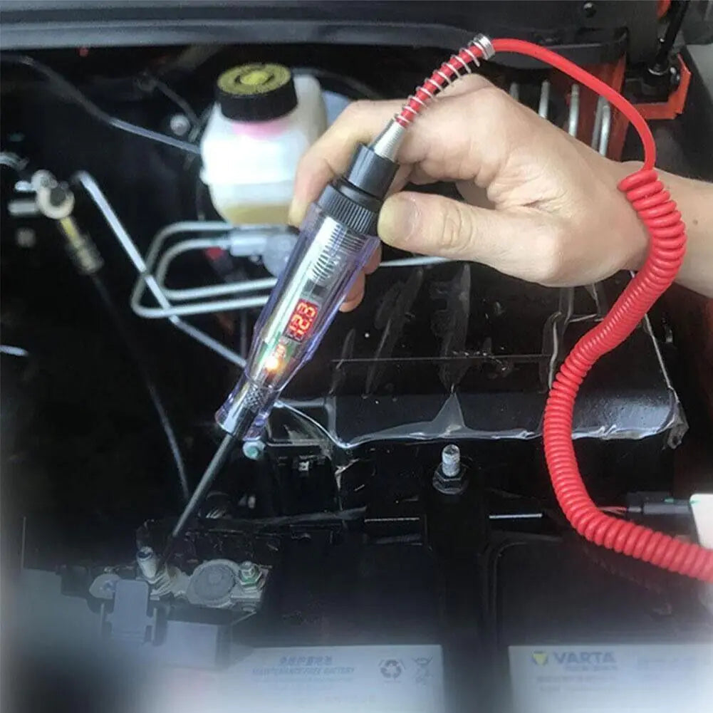Digital Electric Voltage Circuit Tester Automotive Test Light Car Truck 6-24V US Anti Spier