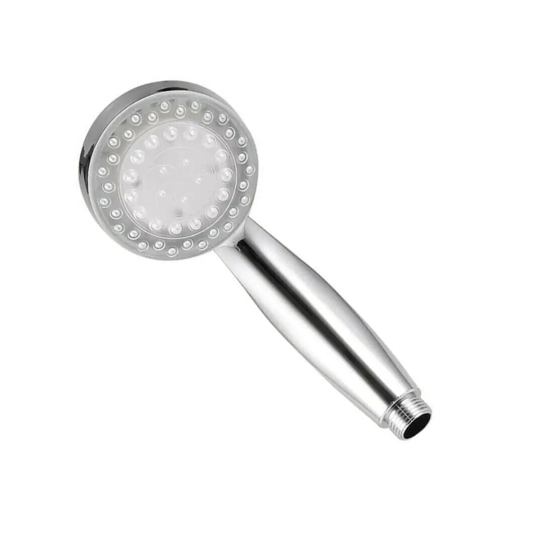 Handheld 7 Color Changing LED Light Water Bath Home Bathroom Shower Head Glow Anti Spier