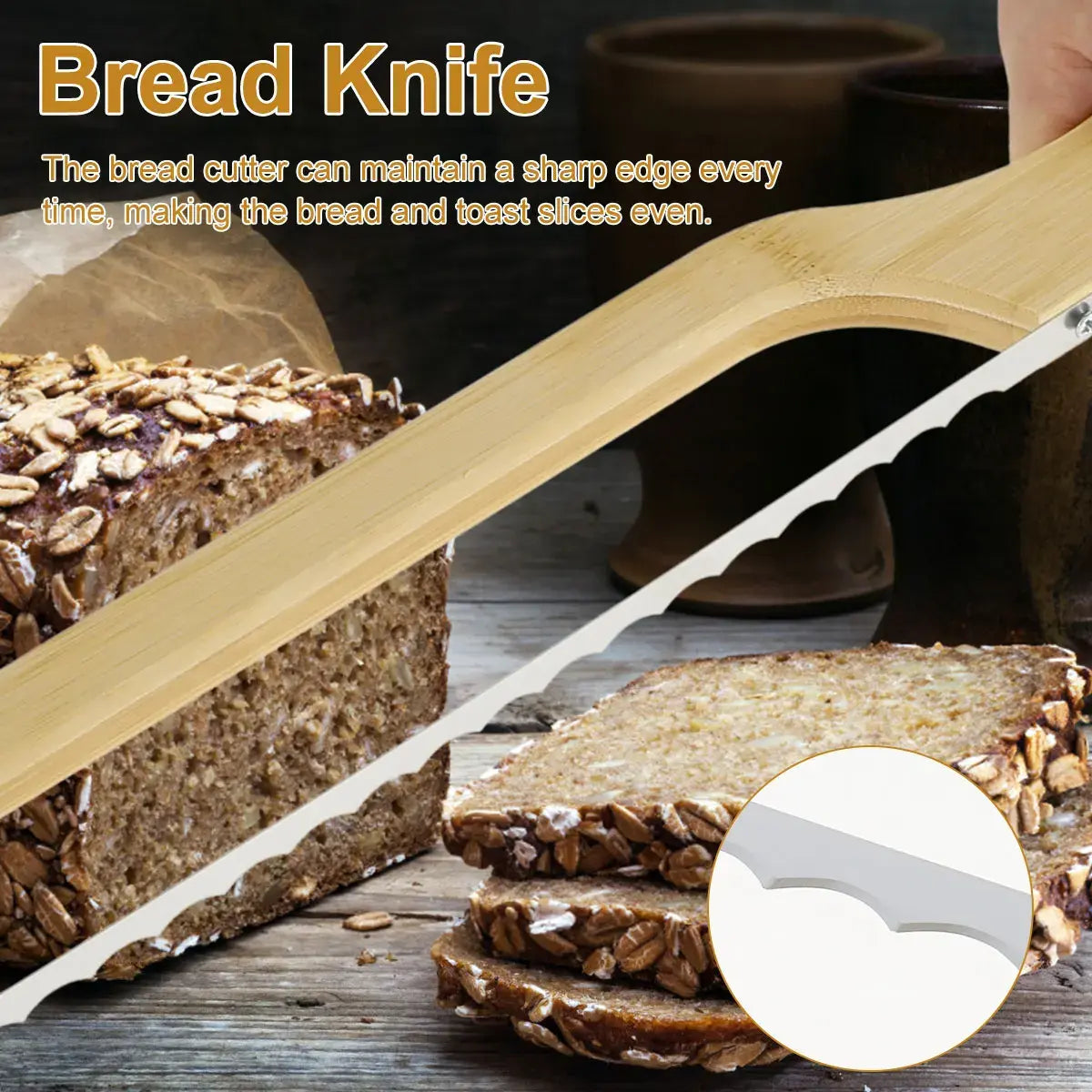 Bread Cutter Anti Spier
