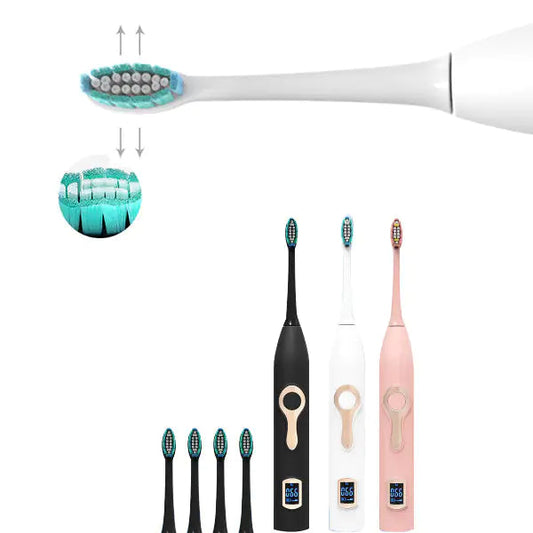 Smart Sonic LCD Electric Tooth Brush Anti Spier