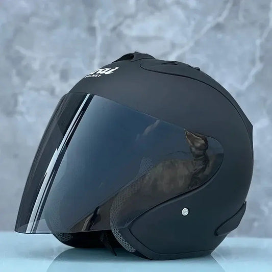 Ultralight Safety Motorcycle Helmet with Integrated Light Anti Spier