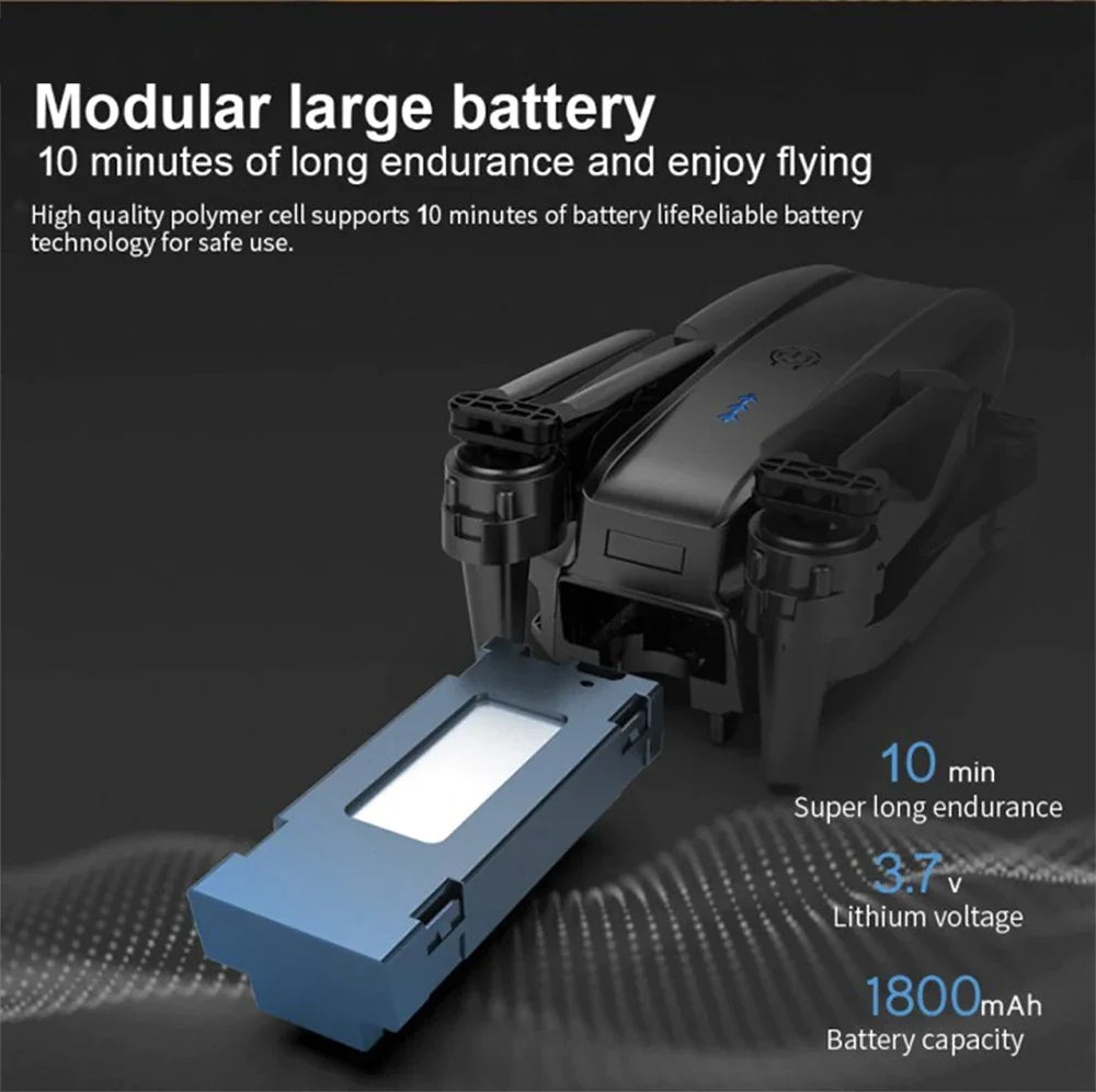 Explore new perspectives with the HD dual camera drone designed for easy, stable flying.