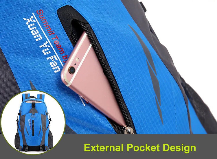 40L Men Women Travel Backpack Rucksack Camping Laptop Hiking School Book Bag USA Anti Spier