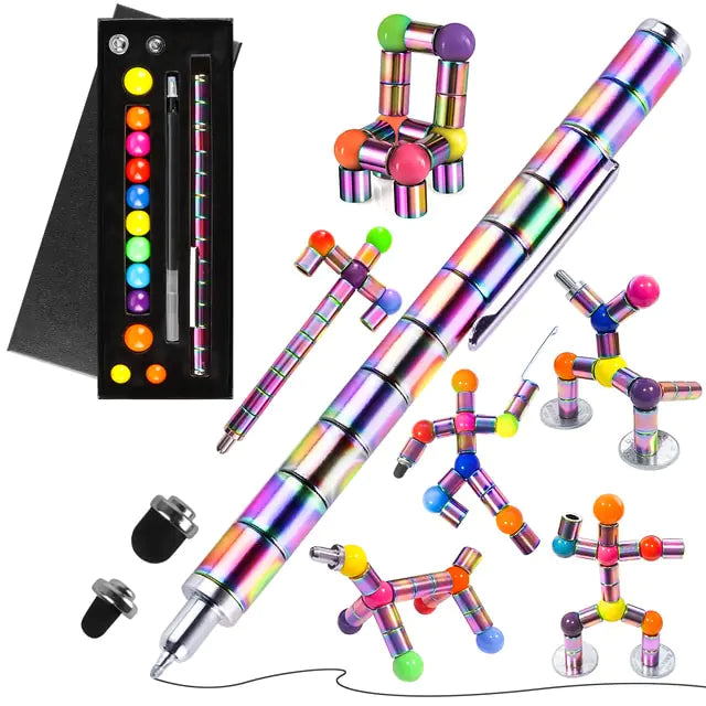 Multifunctional Deformable Magnet Fidget Pen Anti Spier