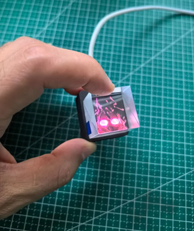 Mini Transparent WiFi Weather Clock Anti Spier