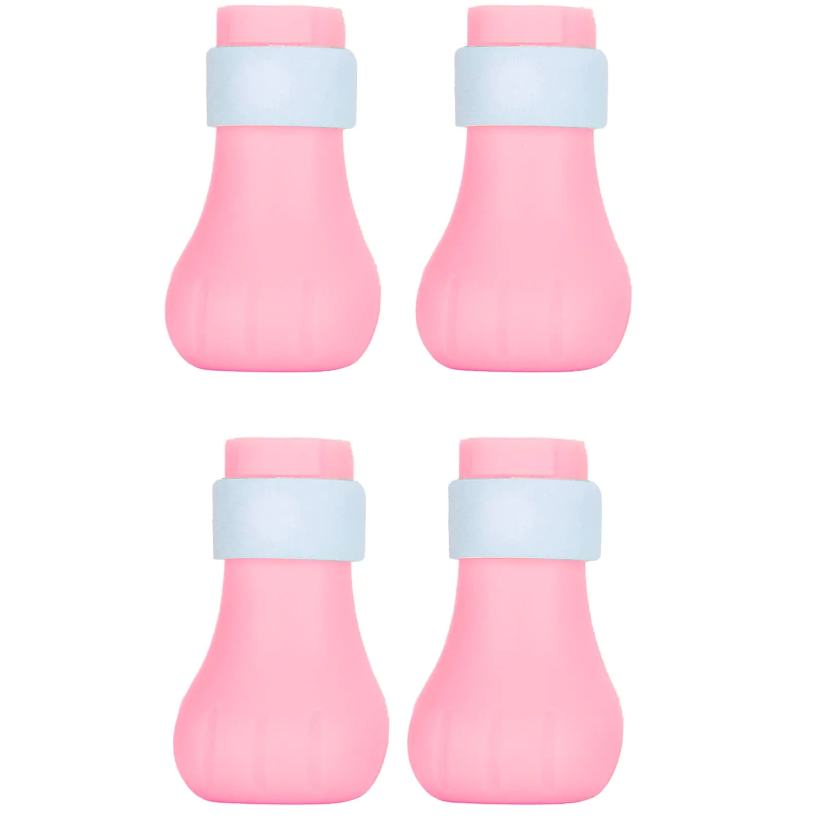 Anti Scratch Cat Shoes 4pcs Anti Scratch Cat Foot Covers Adjustable Silicone Pet Cat Protector for Bathing Anti Off Claw Shoes Boots Cover() Anti Spier
