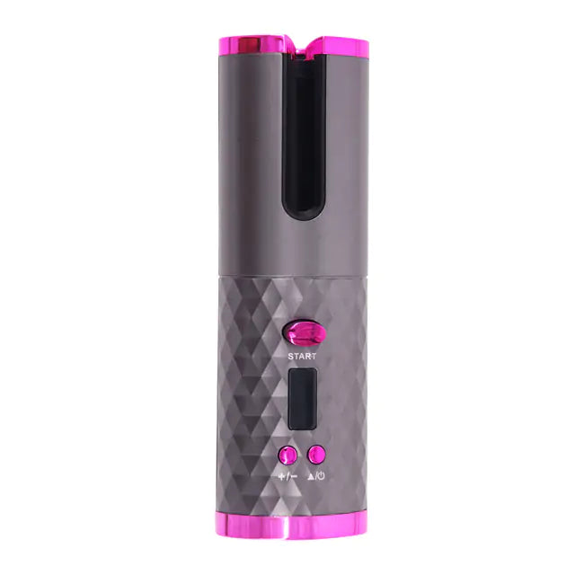 Cordless Auto Rotating Ceramic Hair Curler Anti Spier