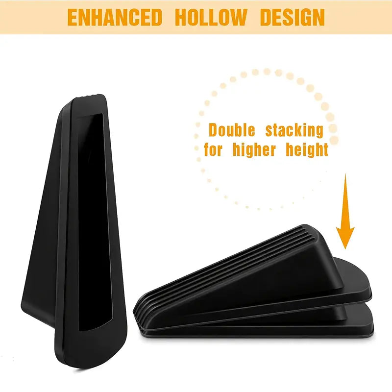 Heavy Duty Rubber Door Stopper for Home & Office Anti Spier