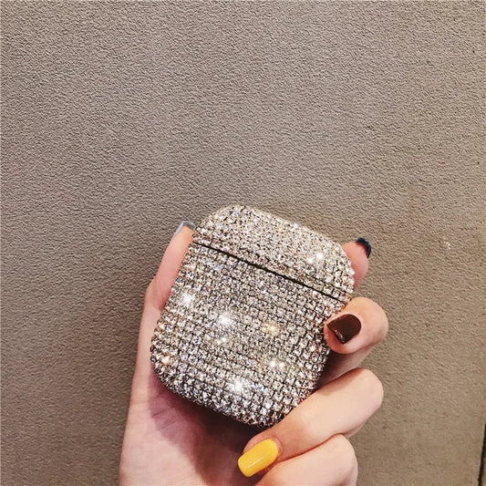Luxury Bling Earbuds Case Anti Spier