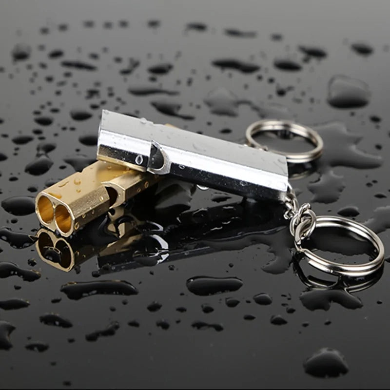Dual-tube Survival Whistle Anti Spier