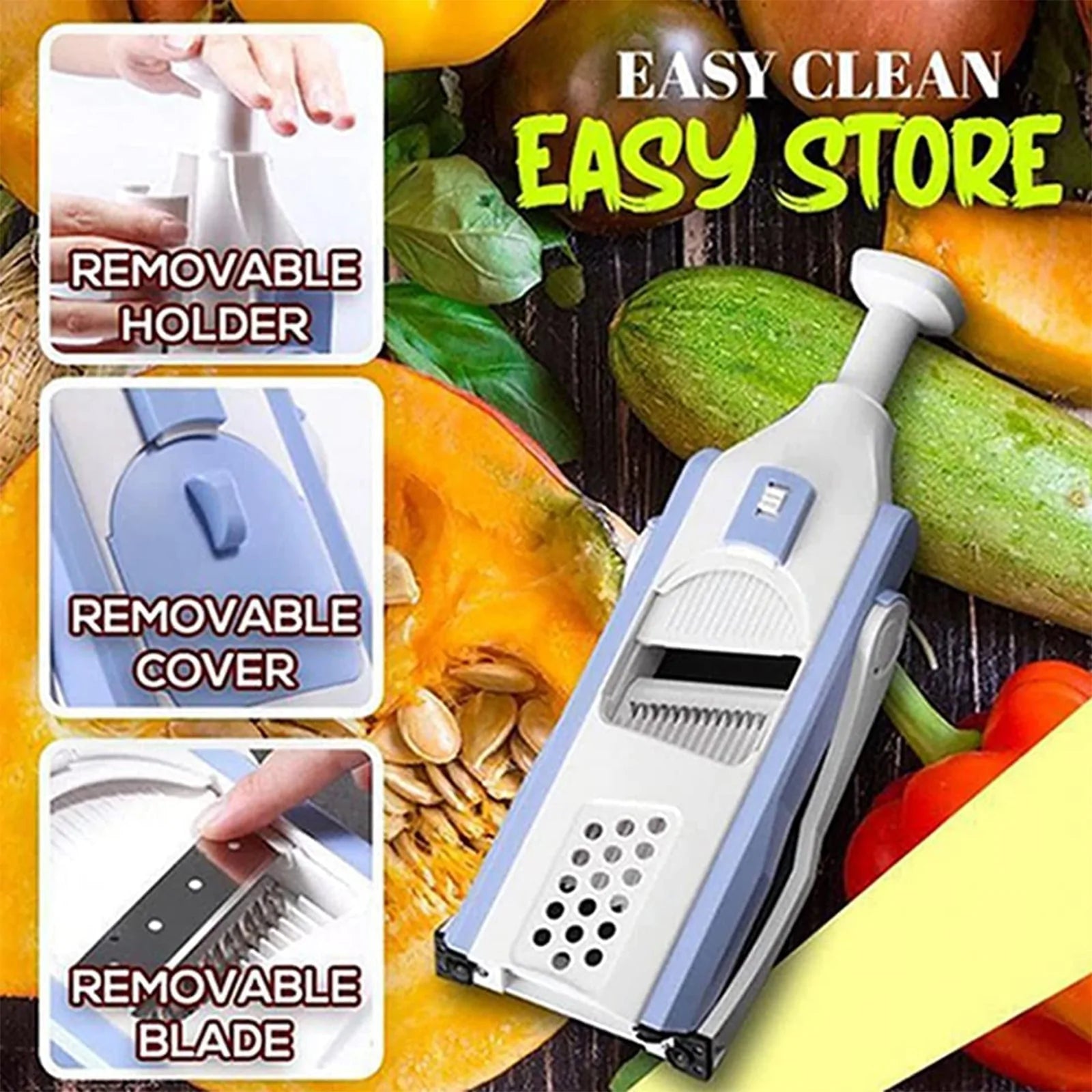 Multifunction Vegetable Cutter Anti Spier