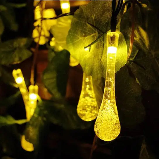 Dew Droplets 20 LED Solar Lights Falling Like Dew Anti Spier