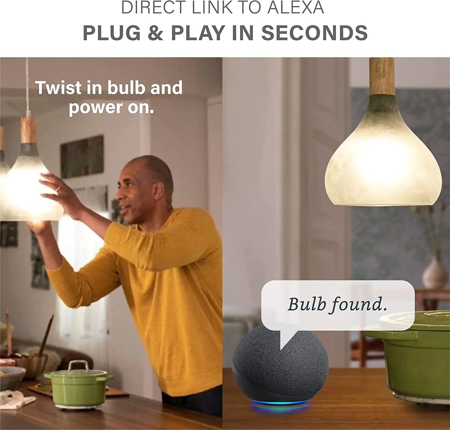 LED Smart Light Bulb, Alexa Compatible Anti Spier